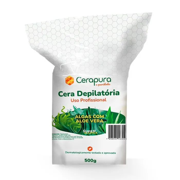 Cera Depilatória Algas com Aloe 500g