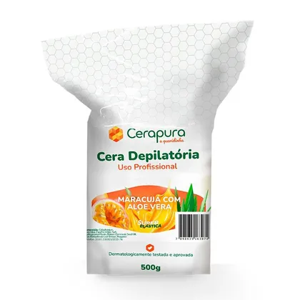 Cera Depilatória Maracujá com Aloe Vera 500g