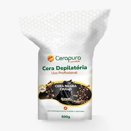 Cera Depilatória Negra Cravo 500g